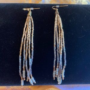 Beaded earrings 3 1/2”